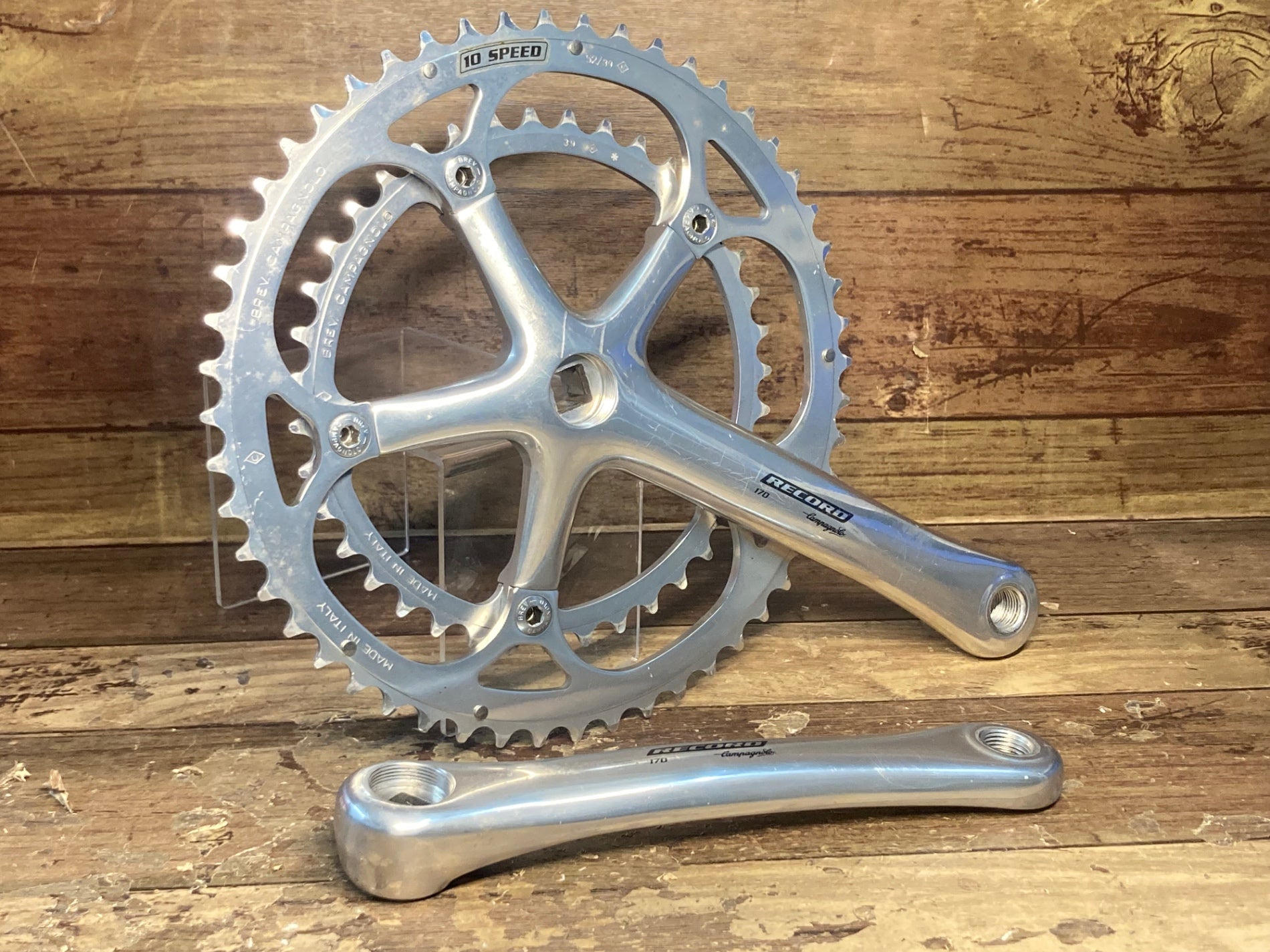 HS708 カンパニョーロ Campagnolo レコード RECORD クランクセット 52/39T 170mm 10S用 シルバー