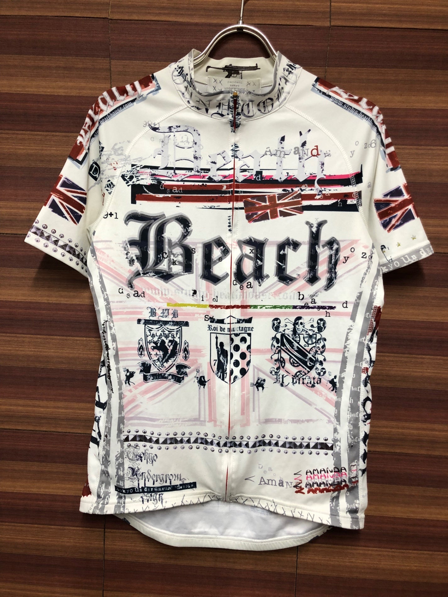 IN250 パンダーニ PANDANI DEATH BEACH 半袖 サイクルジャージ L