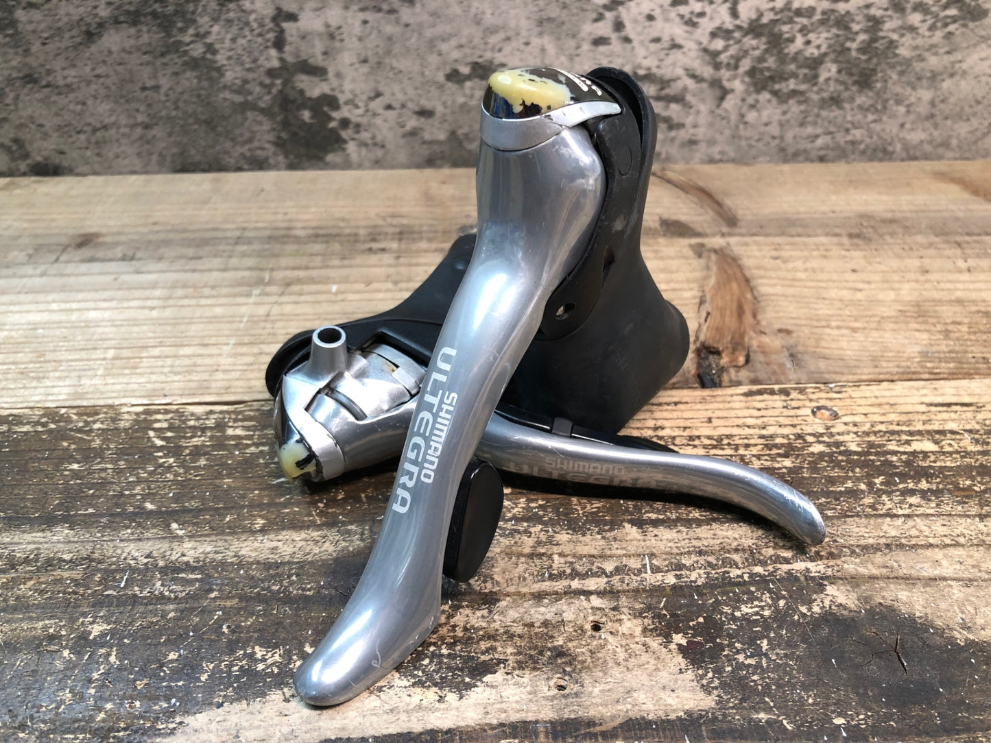 JA295 シマノ SHIMANO アルテグラ ULTEGRA ST-6510 STIレバー 2x9S ※プレート割れ