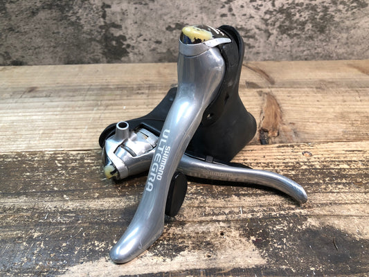 JA295 シマノ SHIMANO アルテグラ ULTEGRA ST-6510 STIレバー 2x9S ※プレート割れ