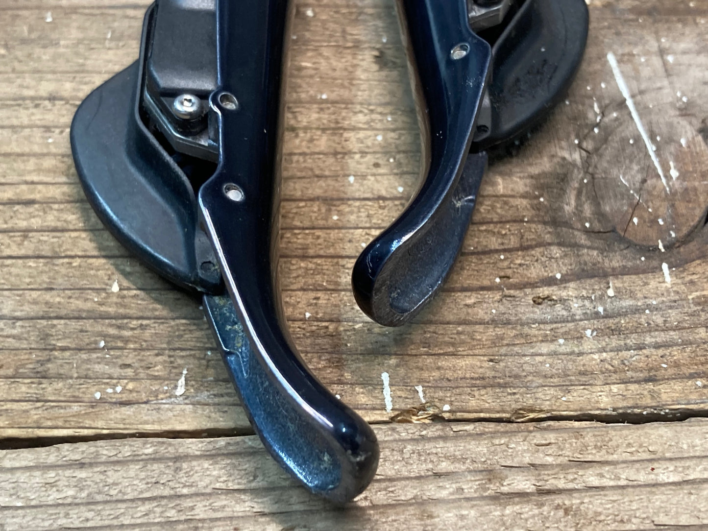 IN128 シマノ SHIMANO アルテグラ ULTGRA ST-6870 DI2 電動 STIレバー 2×11S 左右セット ※左レバーヘッド割れ ジャンク