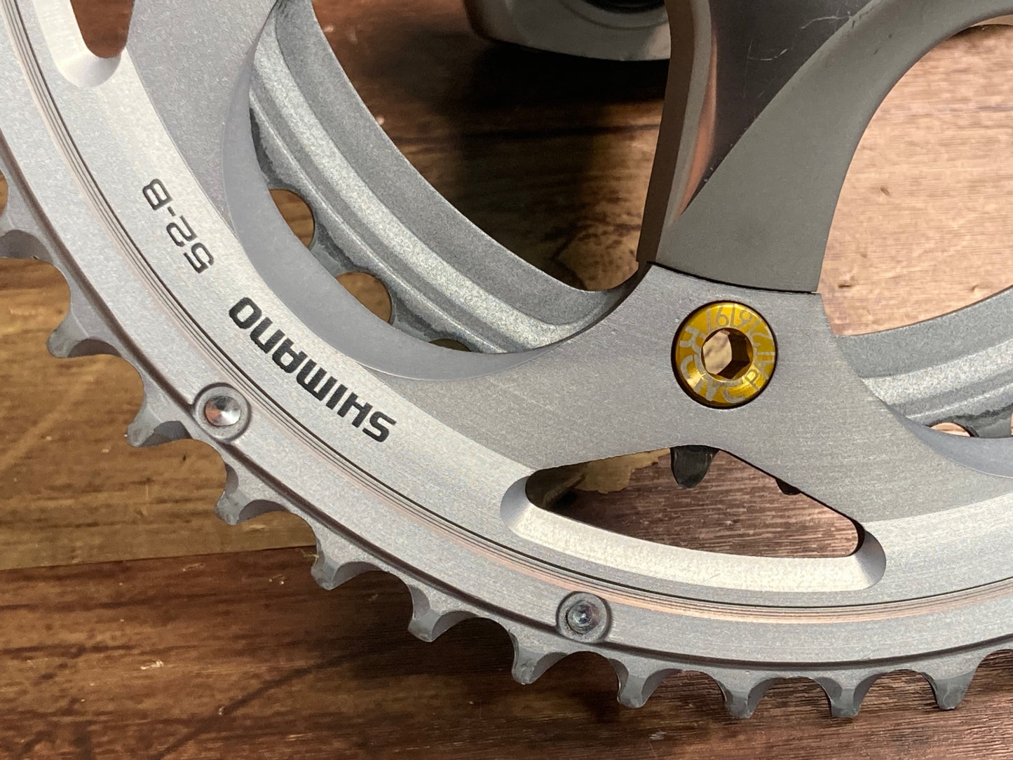 GP450 シマノ SHIMANO 105 FC-5700 クランクセット 170mm 52/39T シルバー 社外ボルト