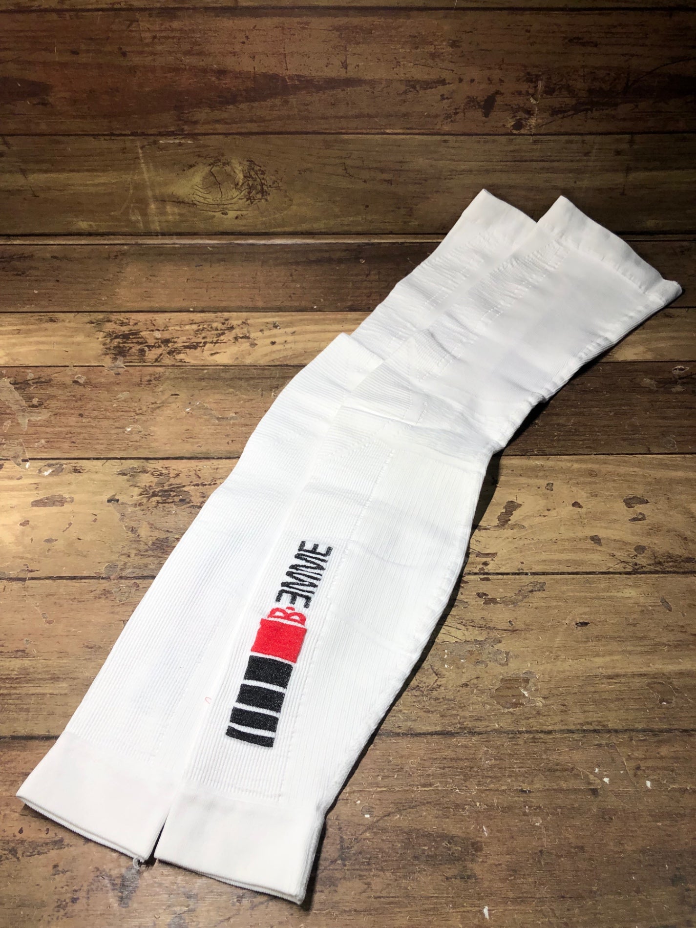 HO775 ビエンメ BIEMME 16SS SEAMLESS レッグウォーマー LEGWARMER WHITE 白 M/L