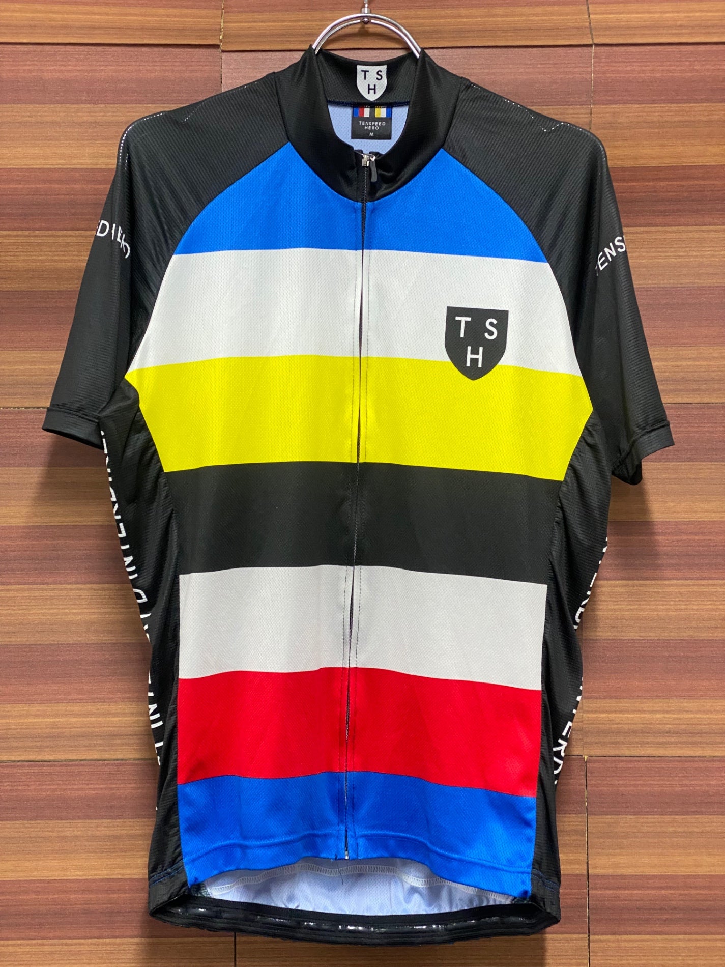 IT848 テンスピードヒーロー TENSPEED HERO 半袖 サイクルジャージ 総柄 M