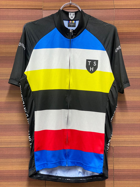 IT848 テンスピードヒーロー TENSPEED HERO 半袖 サイクルジャージ 総柄 M