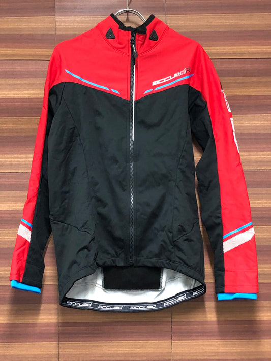 IT949 シマノ SHIMANO ACCU3DR 長袖サイクルジャケット 赤黒 XL 裏起毛