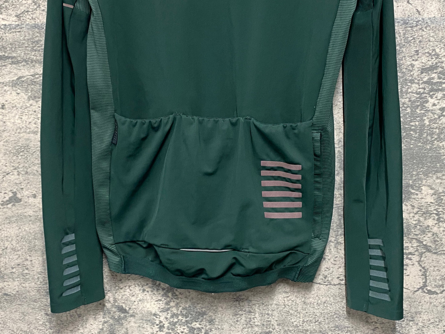 IZ737 ラファ Rapha PRO TEAM LONG SLEEVE THERMAL JERSEY 長袖サイクルジャージ 緑 S