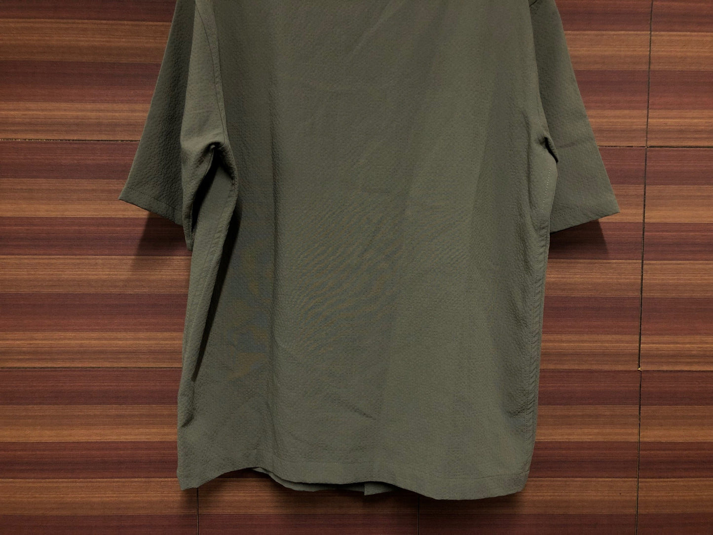 IN233 カフェドシクリステ CAFE DU CYCLISTE ROMANE MEN 半袖 シャツ カーキ S