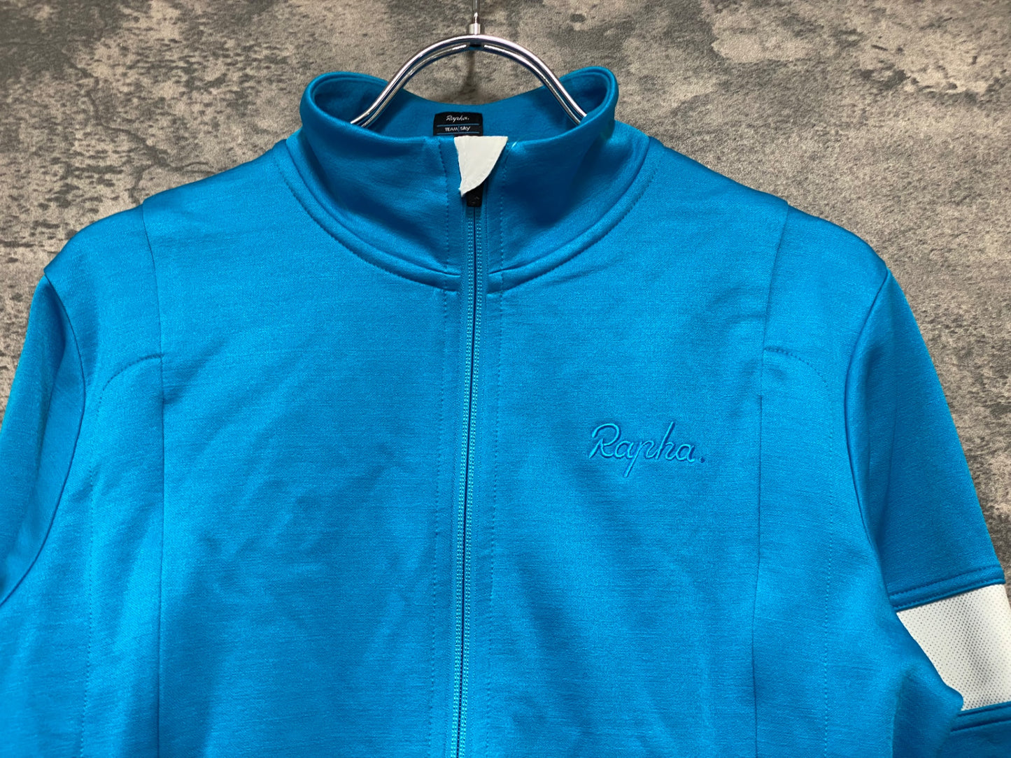 JC823 ラファ Rapha TRAINING WINTER JERSEY 長袖 サイクルジャージ 水色 S 裏起毛 TEAM sky