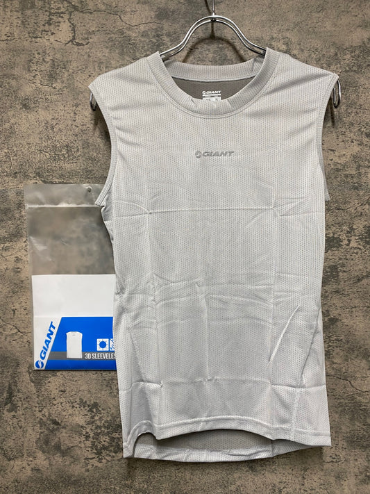 IV924 ジャイアント GIANT ノースリーブ べースレイヤー グレー S メッシュ