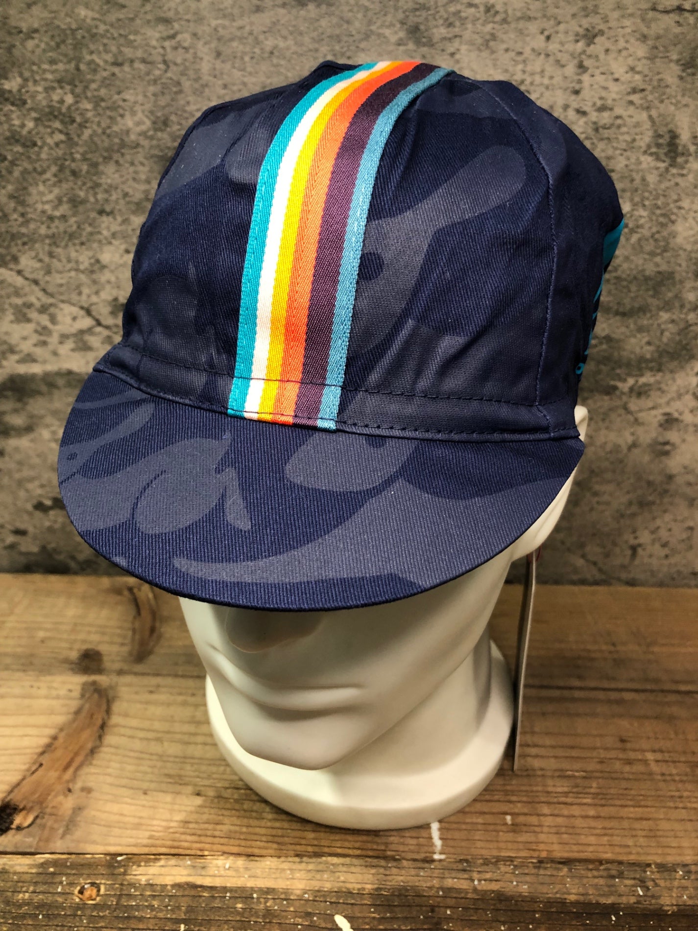 IQ318 ラファ ポールスミス Rapha + Paul Smith CAP サイクルキャップ 紺 ワンサイズ 未使用