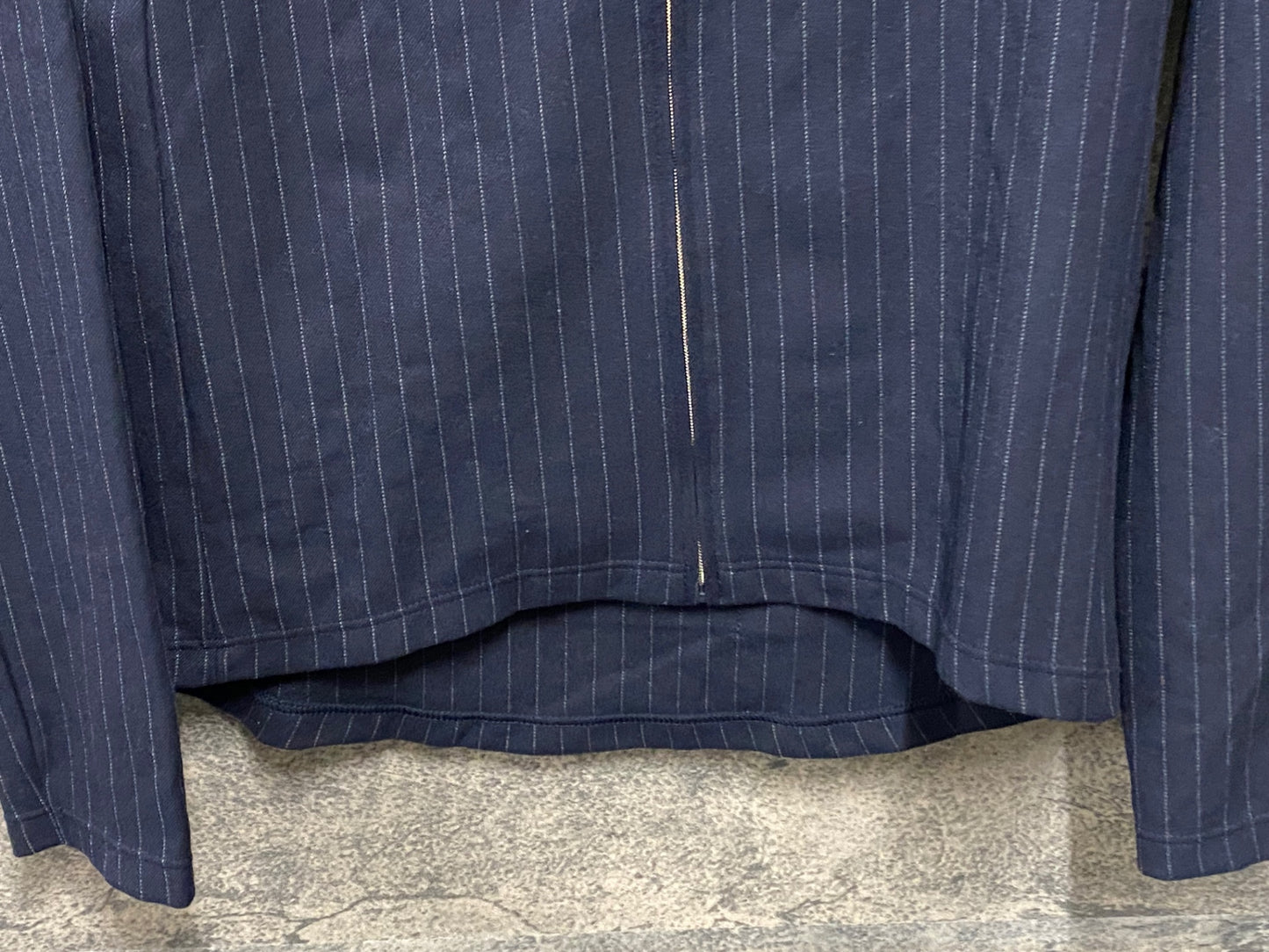 JB753 カペルミュール KAPELMUUR 長袖 サイクルジャージ 紺 ストライプ L