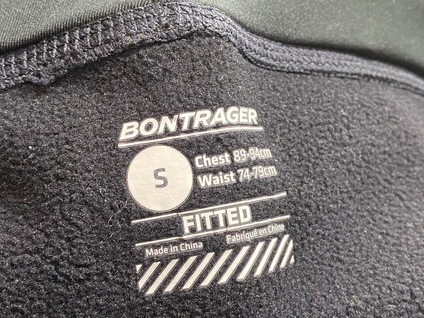 IT081 ボントレガー BONTRAGER レーサータイツ 黒 S 裏起毛
