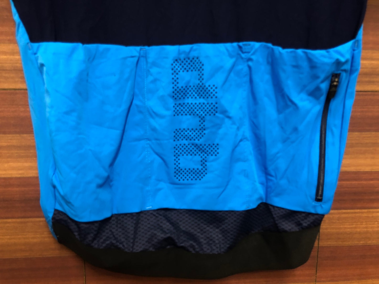 IU247 dhb 半袖 サイクルジャージ 青 紺 XS