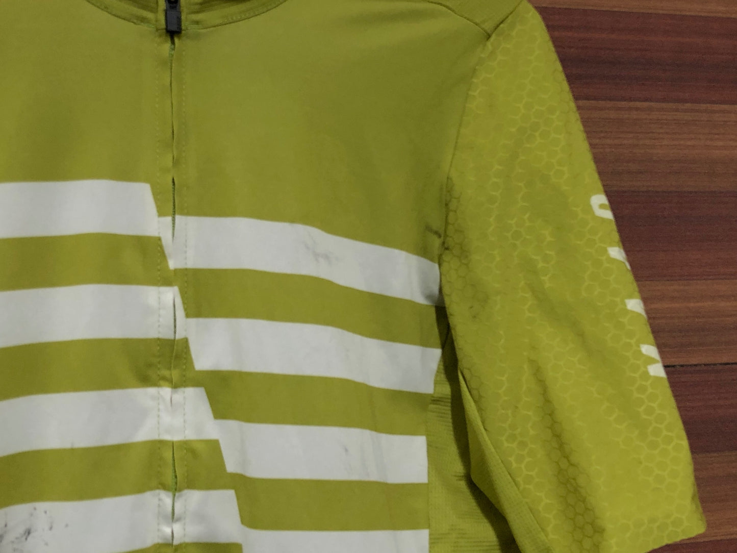 IL732 マープ MAAP PRO FIT JERSEY 半袖 サイクルジャージ 緑 Lサイズ ※汚れあり