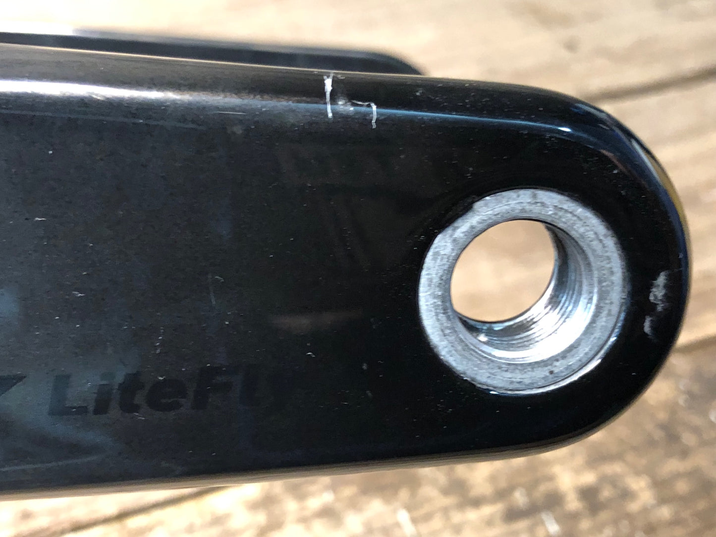 IZ234 TNi LiteFly Carbon Crunk クランクアーム 黒 165mm ROAD 29 AXLE