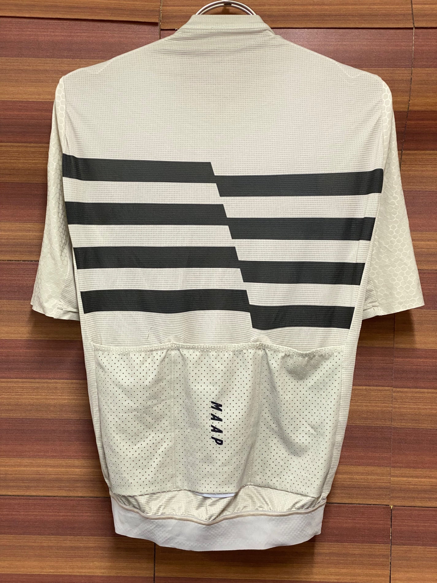 IU387 マープ MAAP PRO FIT JERSEY 半袖 サイクルジャージ グレー 紺 XS