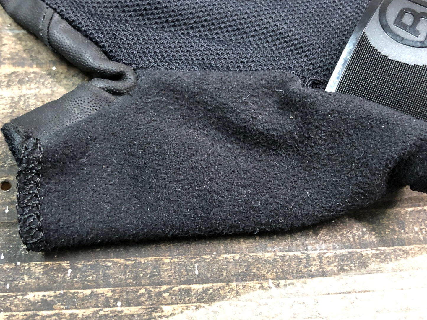 IO323 バイシクルライン BICYCLE LINE 指切 サイクルグローブ 黒 XS