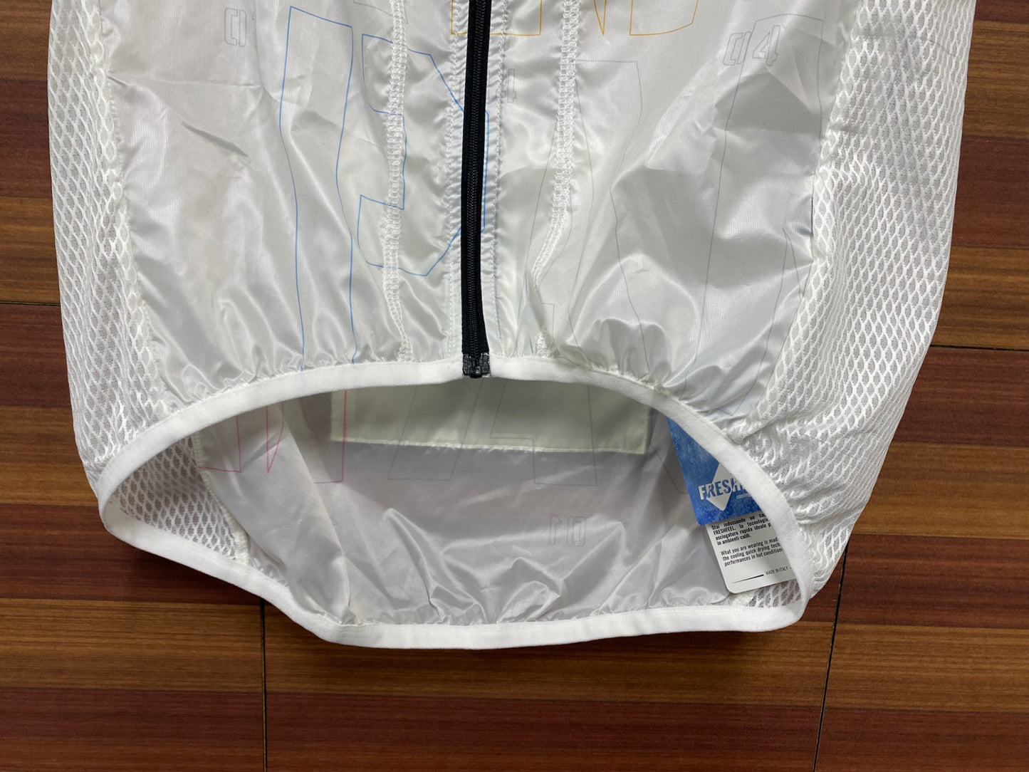 IQ219 パンダーニ PANDANI ジレ サイクルベスト 白 S