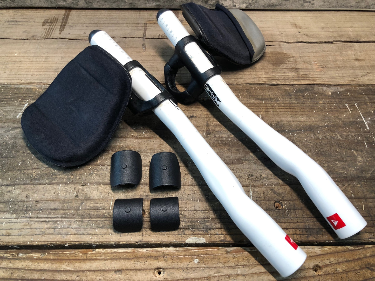 IO360 プロファイルデザイン PROFILE DESIGN T2+ CARBON カーボン DHバー 白 クランプ凹み