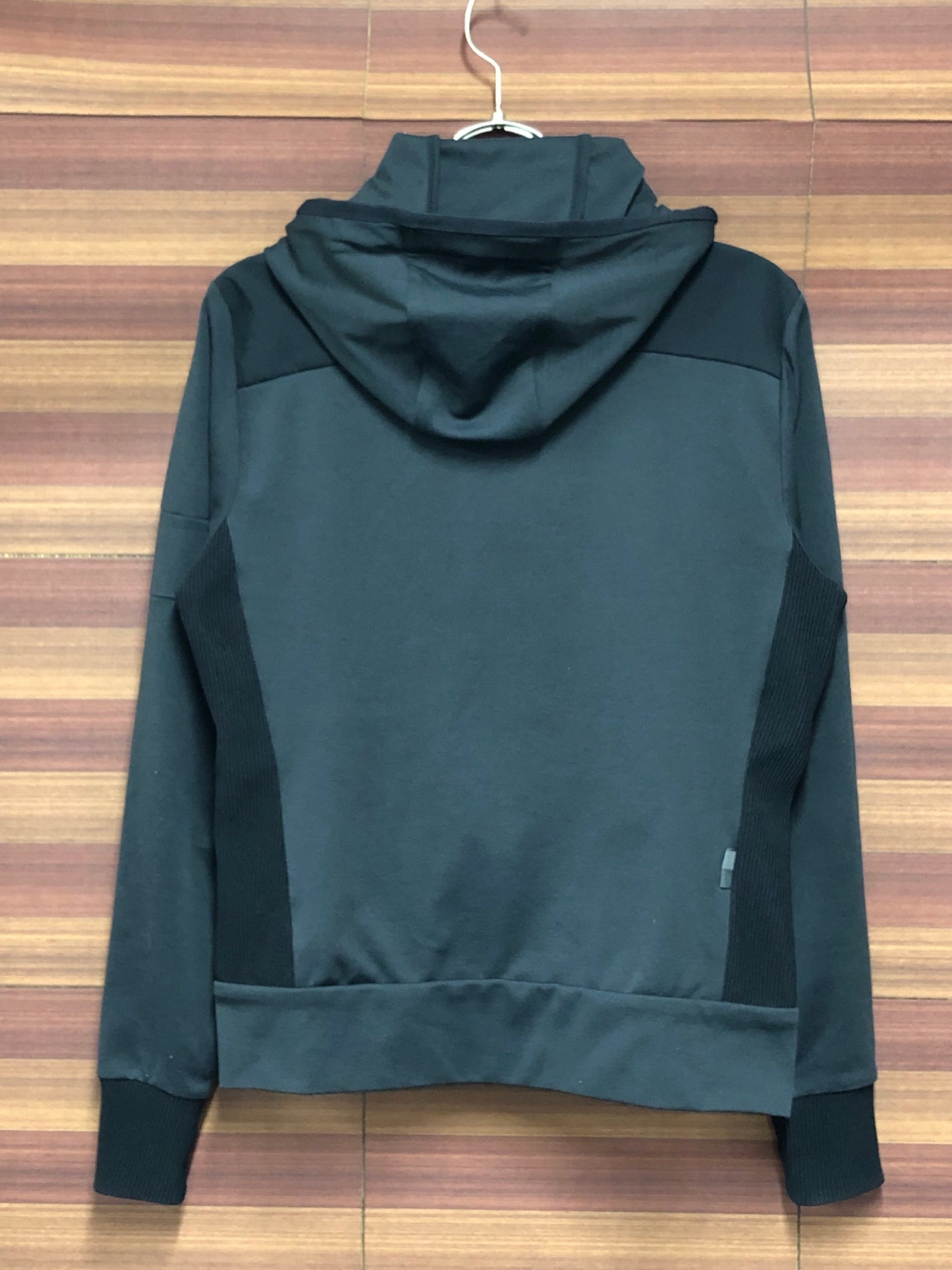 IQ868 ラファ Rapha WOMEN'S TRANSFER HOODIE 長袖 パーカー 黒 XS ※動物の毛