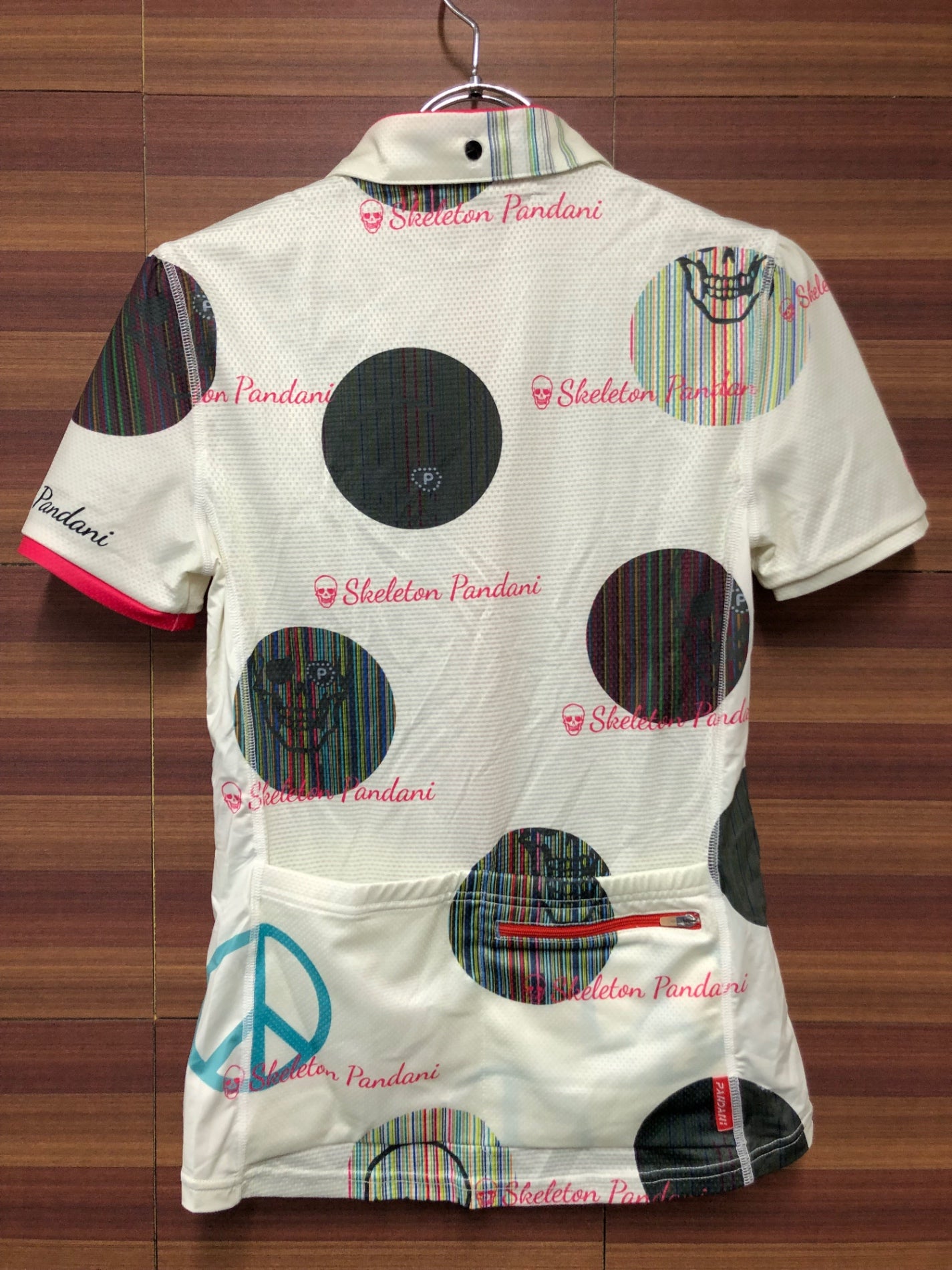 IM875 パンダーニ Pandani 半袖 サイクルジャージ M ホワイト レディース