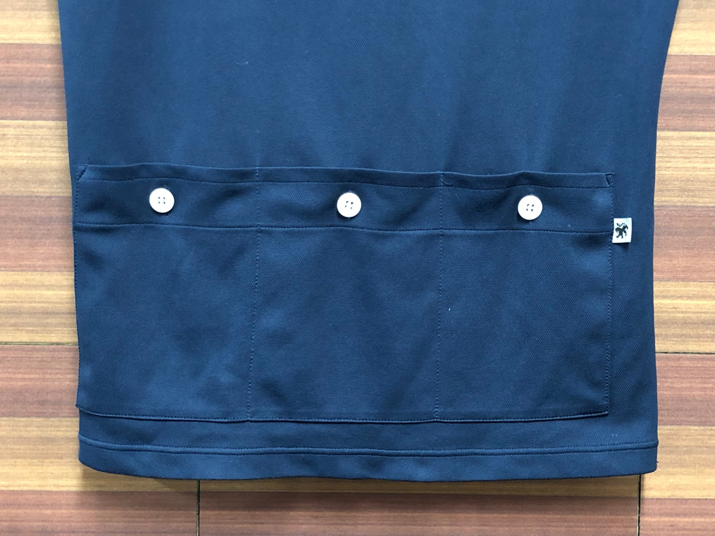 IN238 カペルミュール KAPELMUUR 半袖 サイクルジャージ 紺 S ハーフジップ