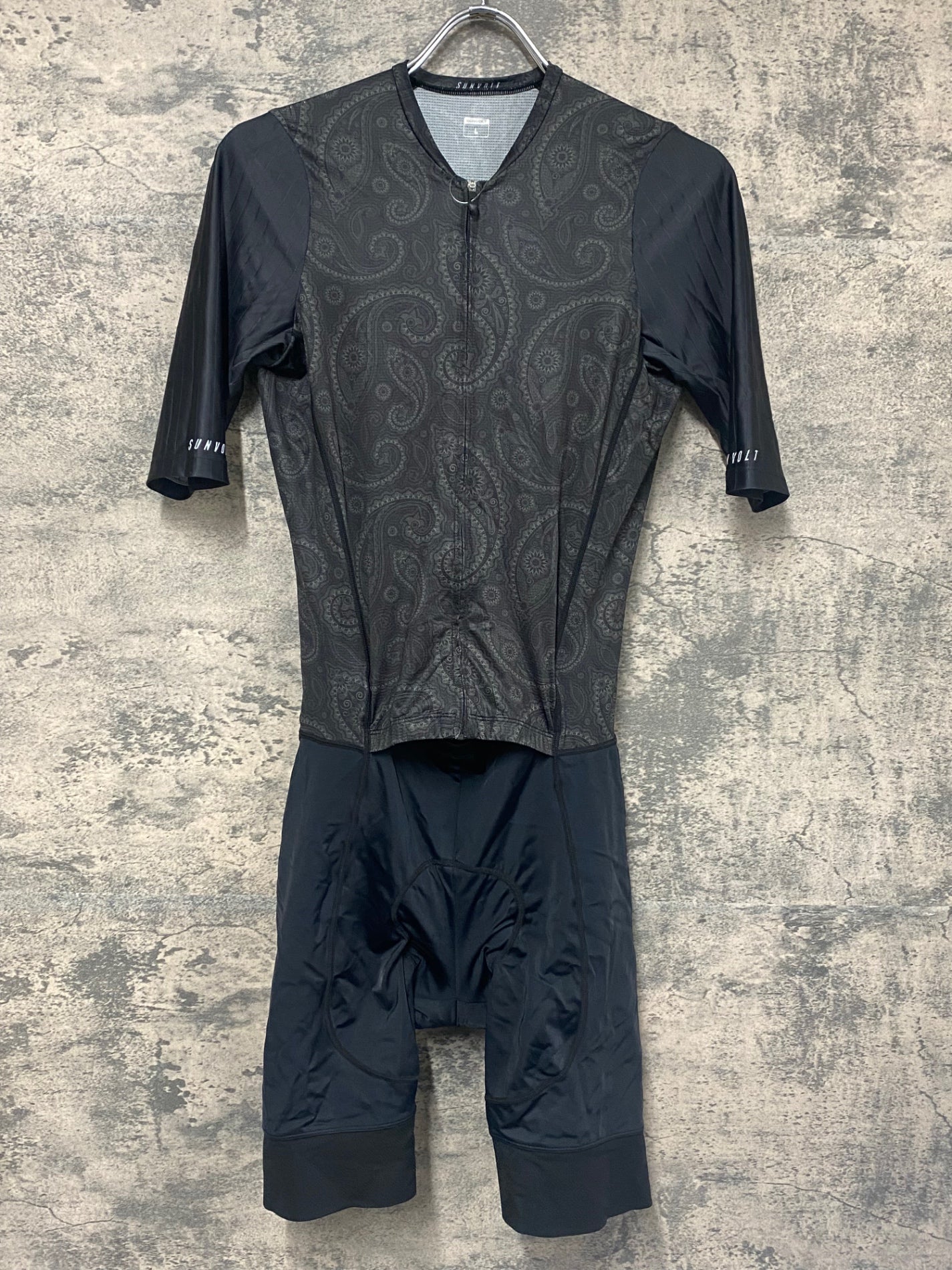 IY984 サンボルト SUNVOLT 半袖 ワンピース セパレート 黒 L