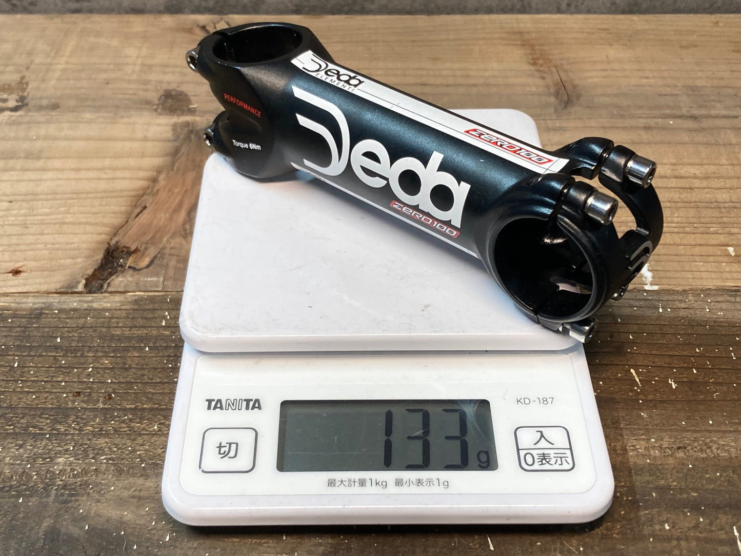 IM537 デダ Deda ゼロ ZERO 100 PERFORMANCE アルミステム 黒 120mm Φ31.7 OS