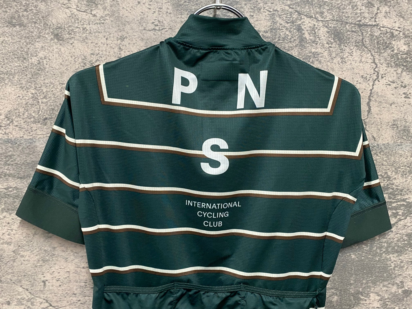 IY141 パスノーマルスタジオ PAS NORMAL STUDIOS MECHANISM 半袖 サイクルジャージ S グリーン