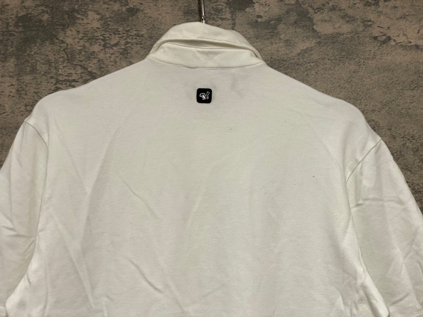 JD961 デマルキ De Marchi 半袖 ポロシャツ バックポケット 白 M