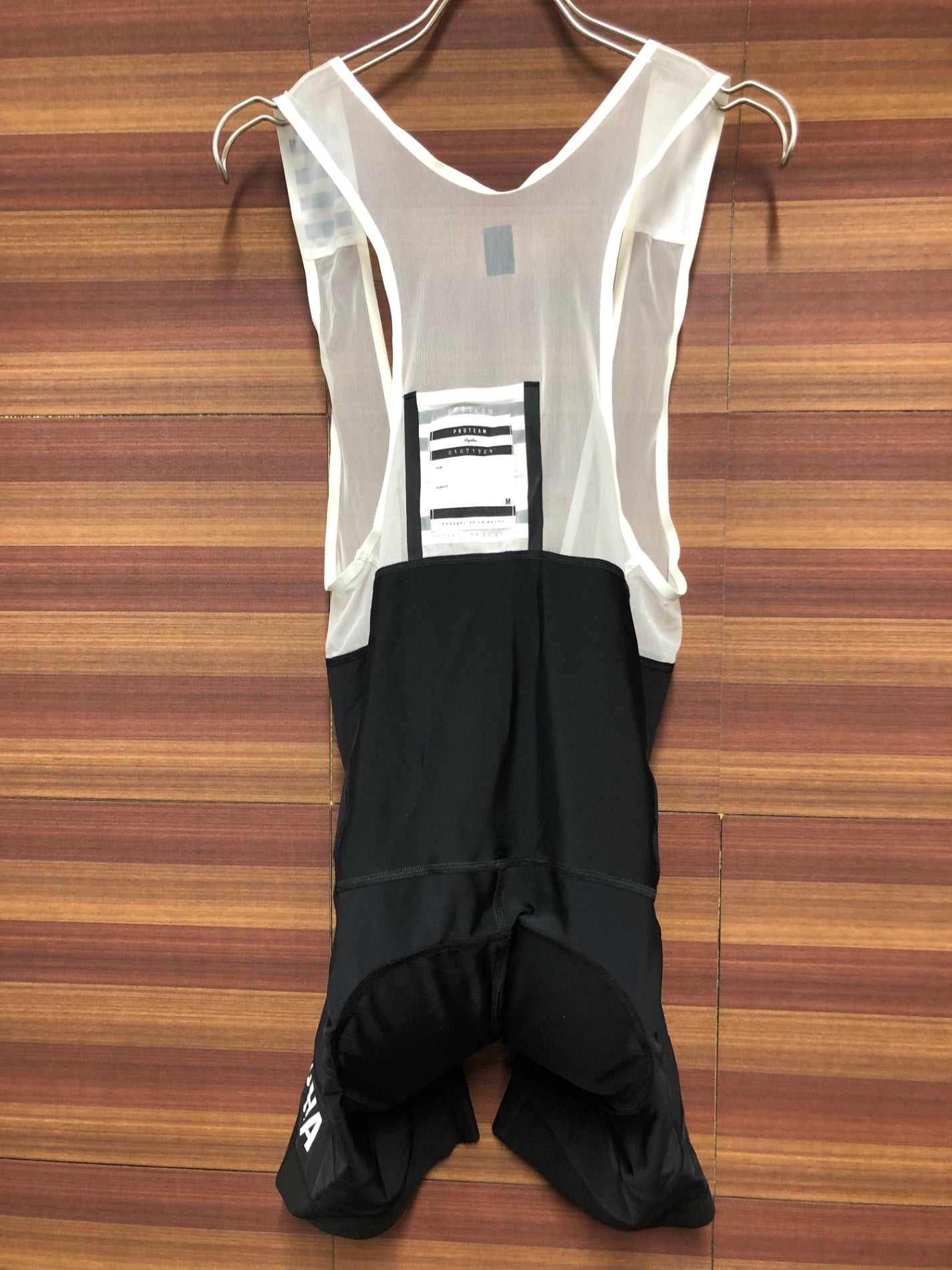 IN362 ラファ Rapha PRO TEAM LIGHTWEIGHT BIB SHORTS ビブショーツ 黒/白 M