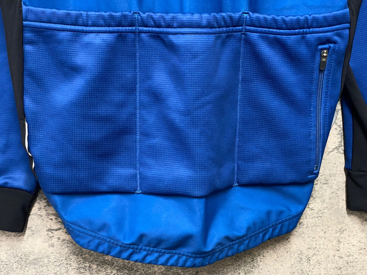 JA386 dhb 長袖 サイクルジャケット 青 サイズ不明 裏起毛 L相当