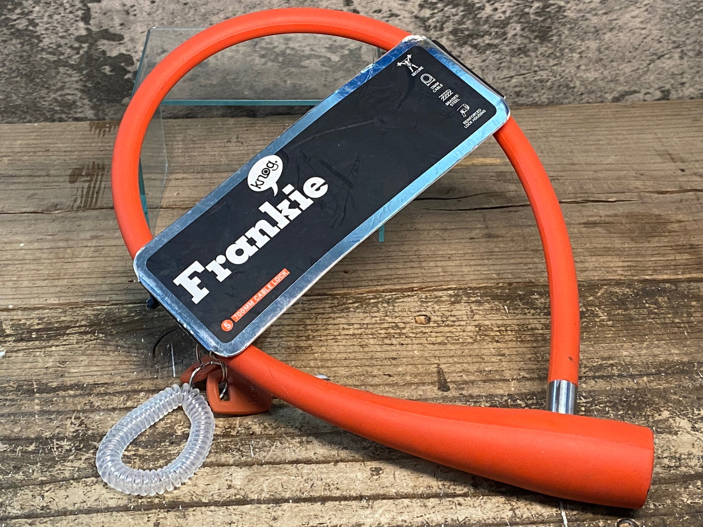 IL036 ノグ knog フランキー Frankie ケーブルロック 赤