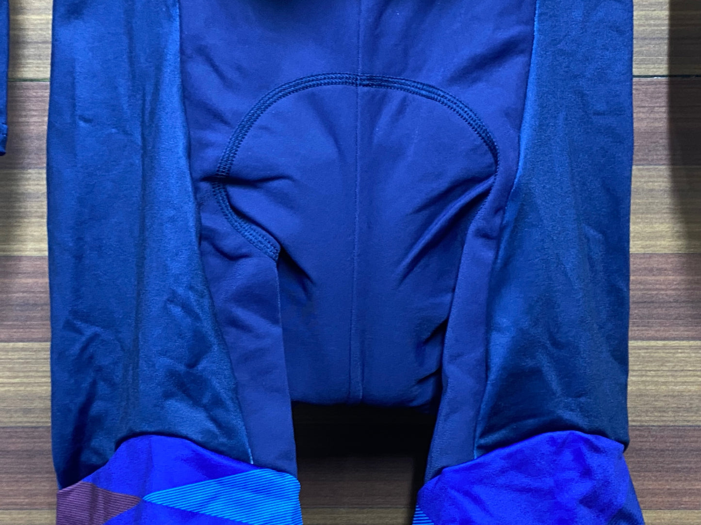 IV085 チャンピオンシステム championsystem 長袖 ワンピース エアロジャージ 青 S 裏起毛