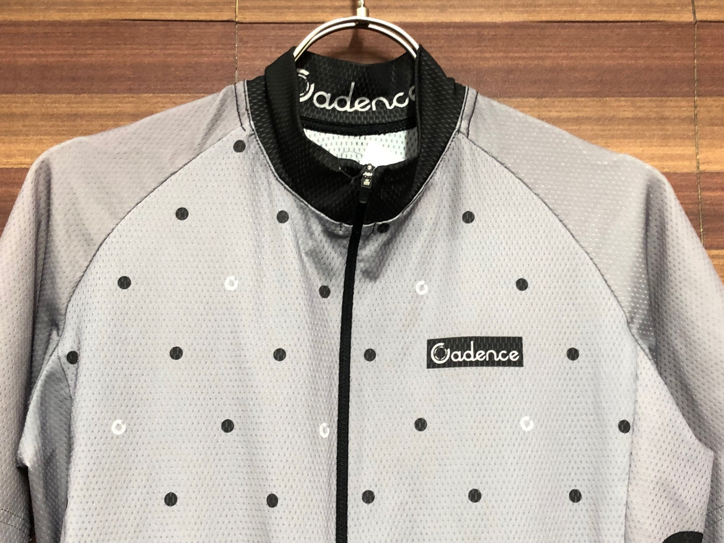 IO304 ケイデンス Cadence 半袖 サイクルジャージ グレー S