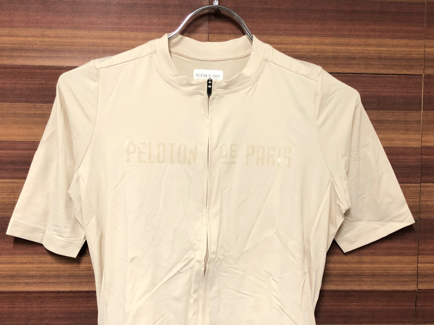 IO505 プロトンド パリ PELOTON DE PARIS VAINQUEUR SS 半袖 サイクルジャージ クリーム S 未使用品