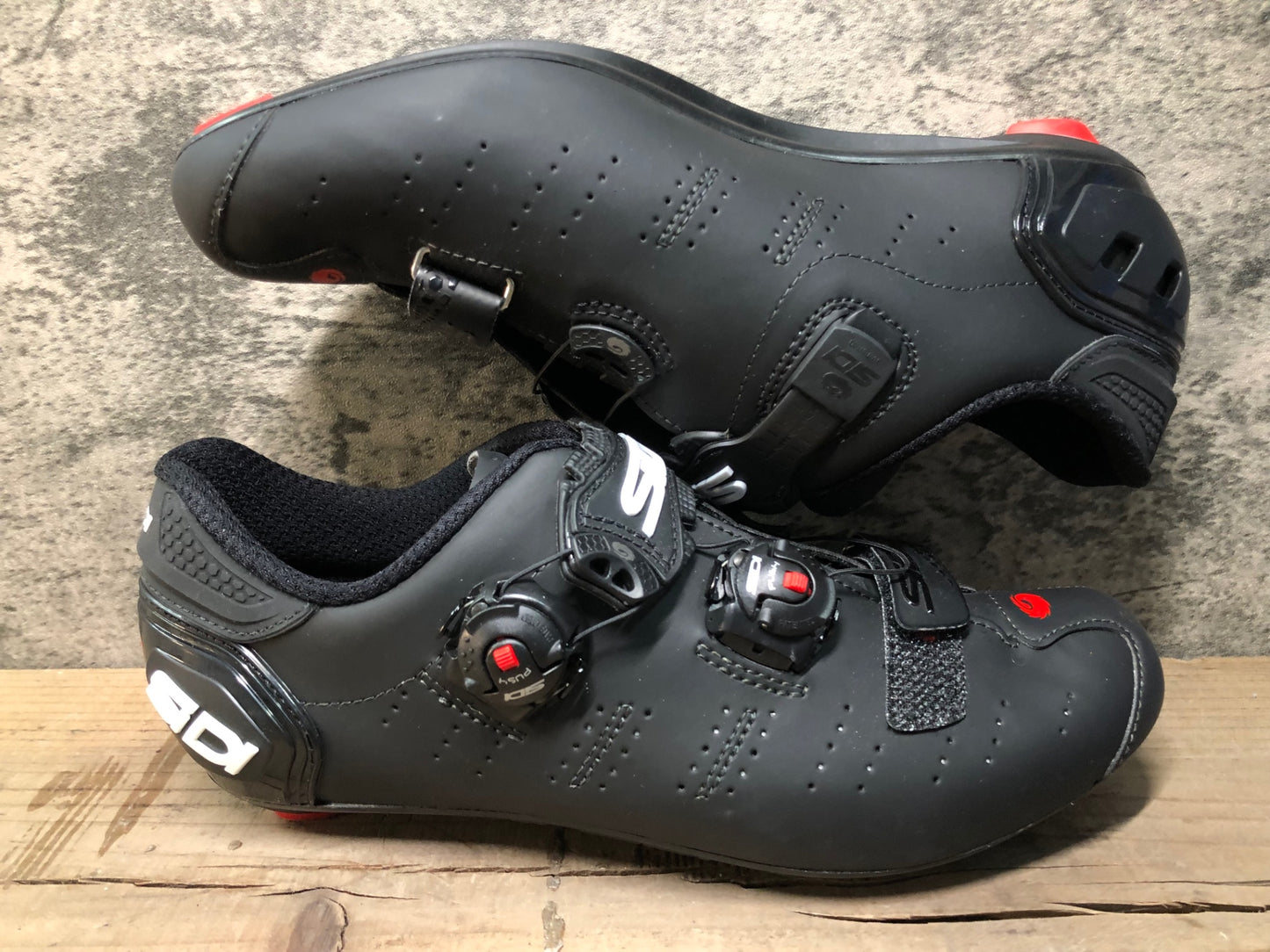 IP921 シディ SIDI SCARPE ERGO 5 MATT ビンディングシューズ 黒 EU42 SPD-SL