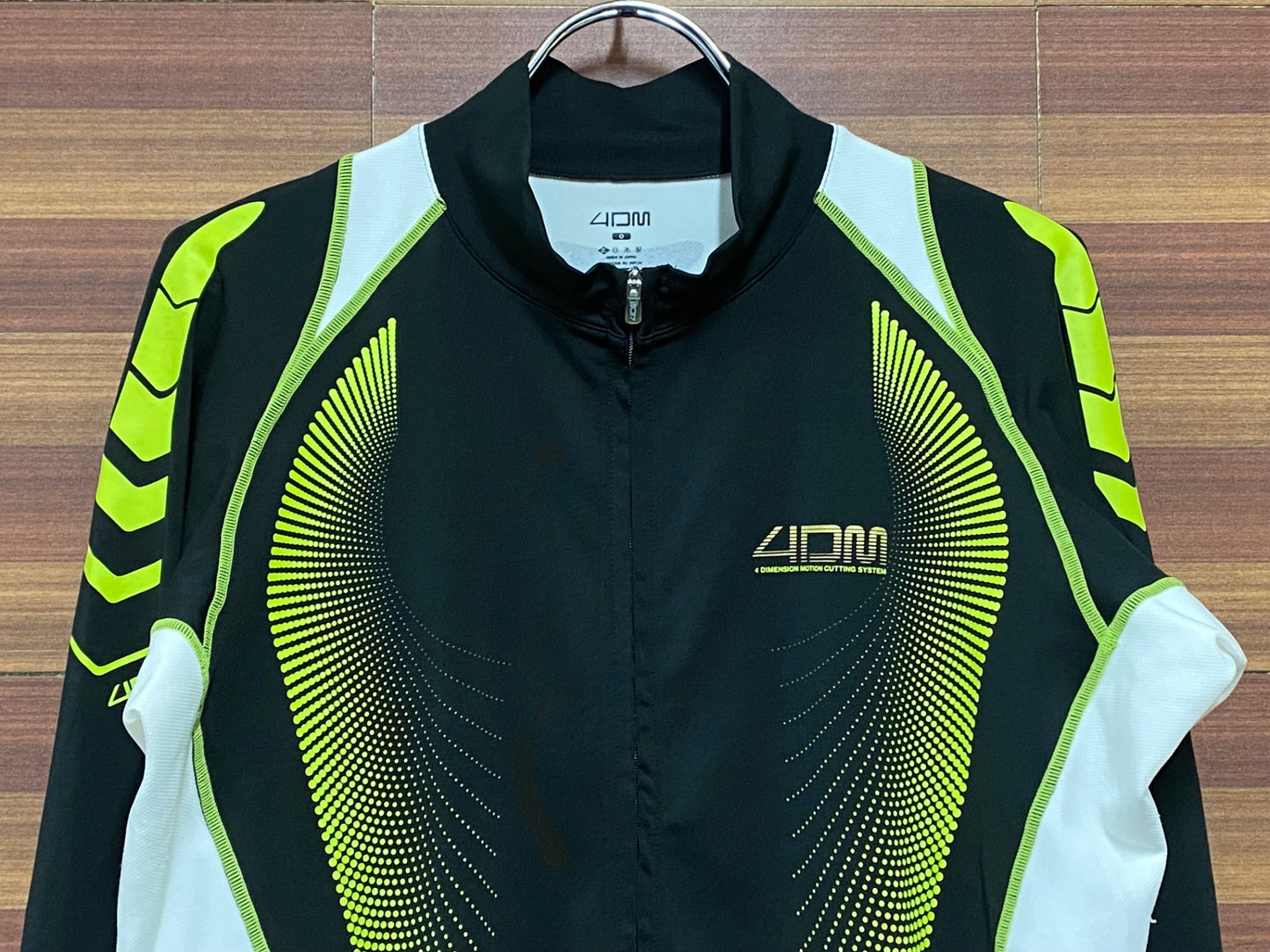 II462 4DM 長袖 サイクルジャージ 黒 O