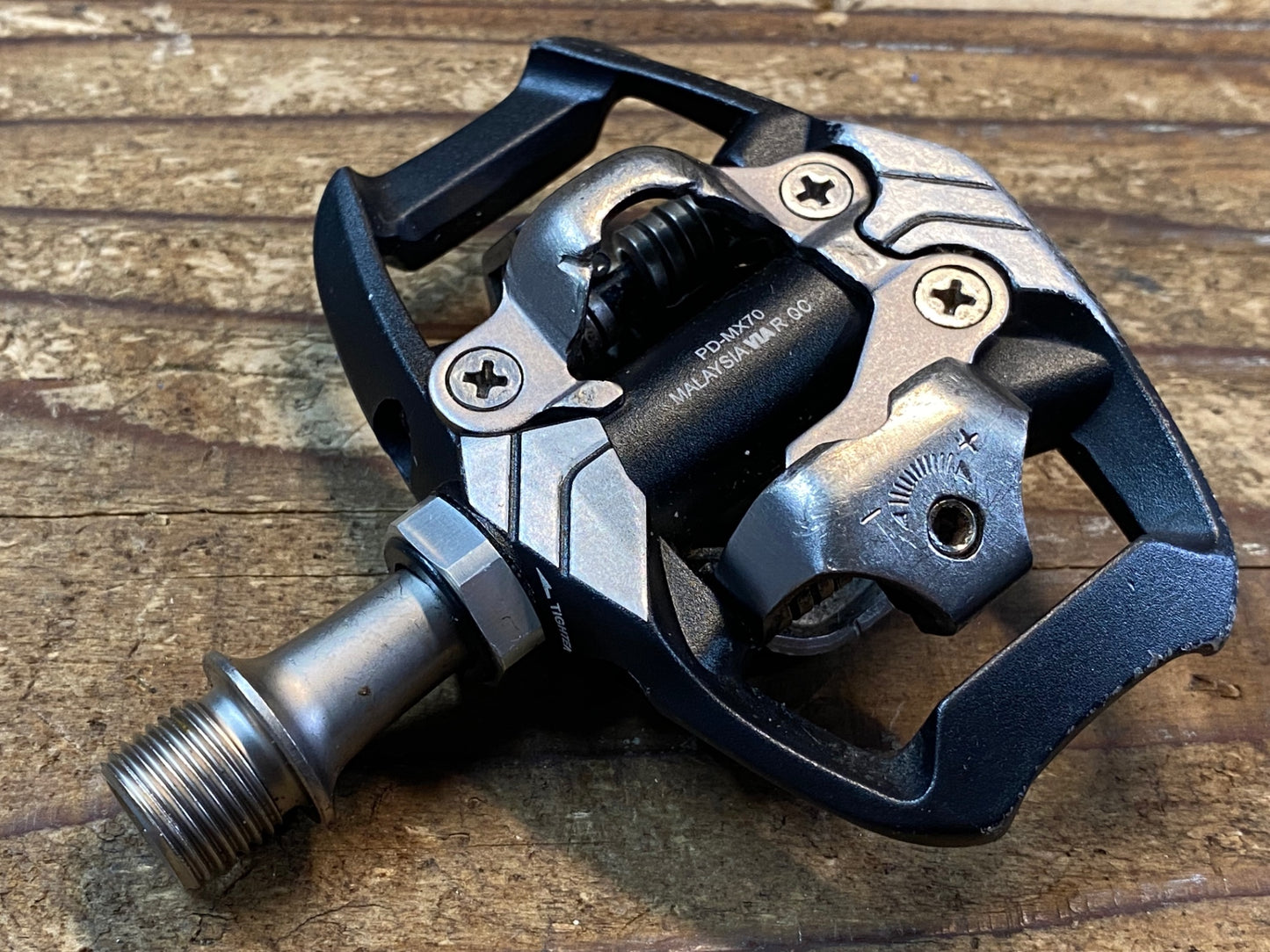 IO907 シマノ SHIMANO PD-MX70 DXR ビンディングペダル SPD ※傷あり