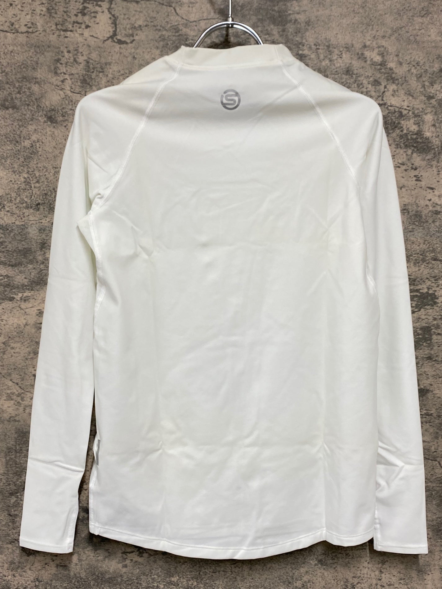 IW943 スキンズ SKINS DNAmic Force 長袖 ベースレイヤー S ホワイト 裏起毛