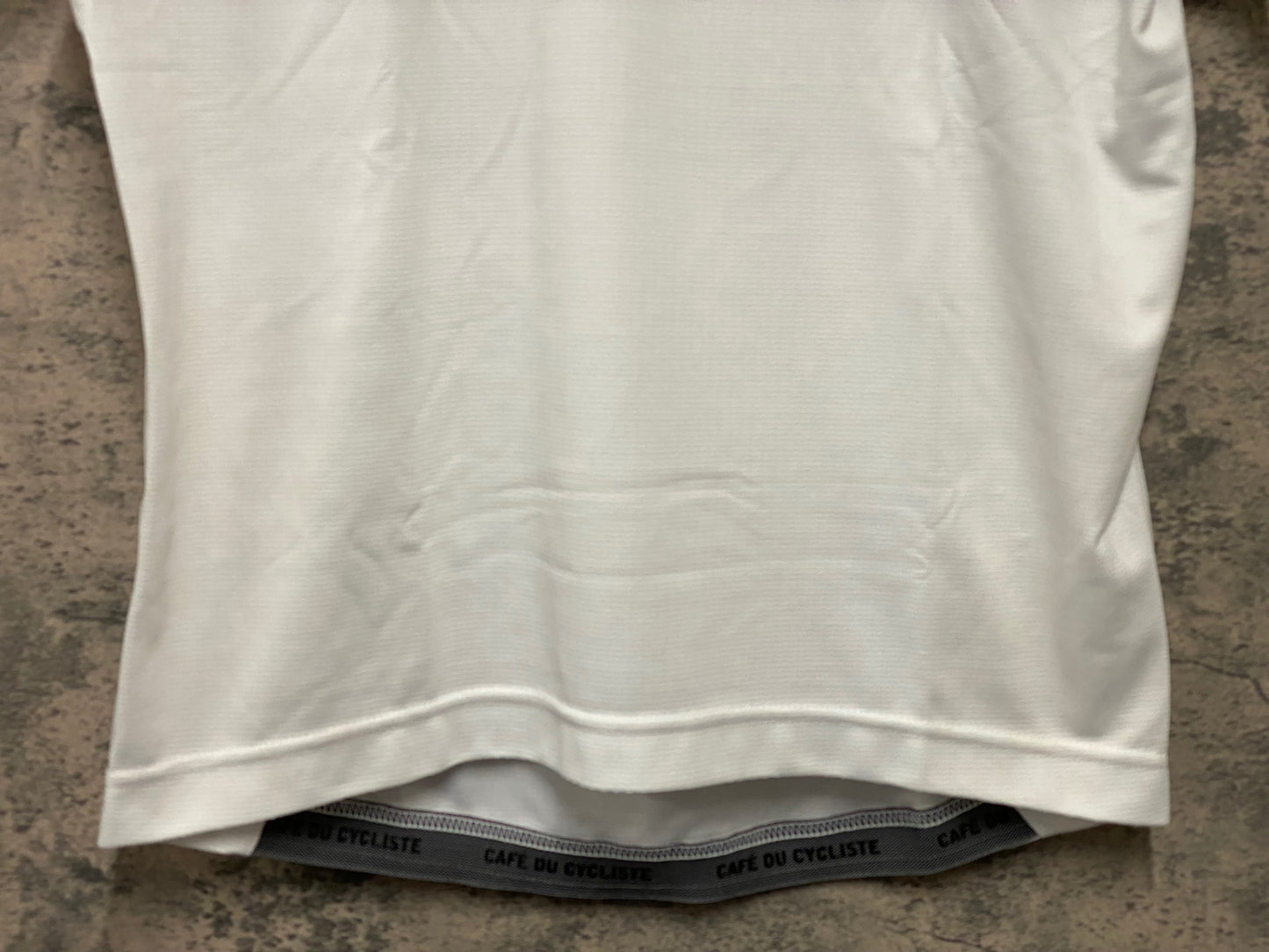 JB204 カフェドシクリステ Cafe du Cycliste 半袖サイクルジャージ 白黒 Mサイズ
