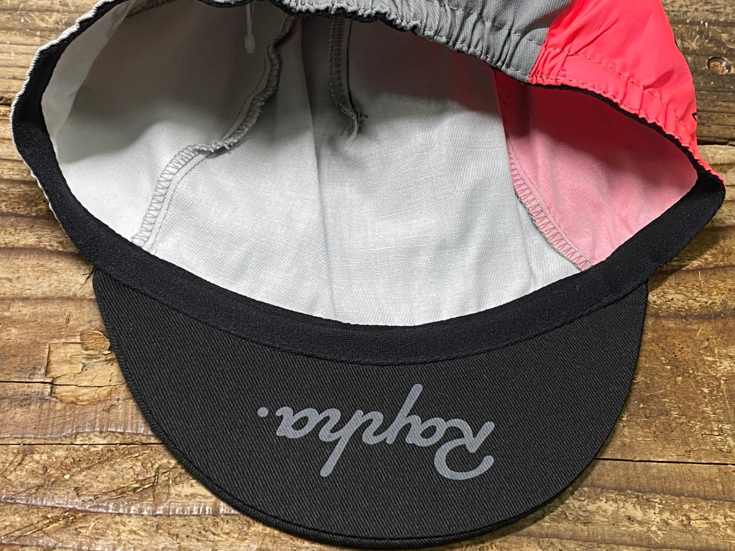IT270 ラファ Rapha サイクルキャップ 黒 ピンク グレー フリーサイズ RCC