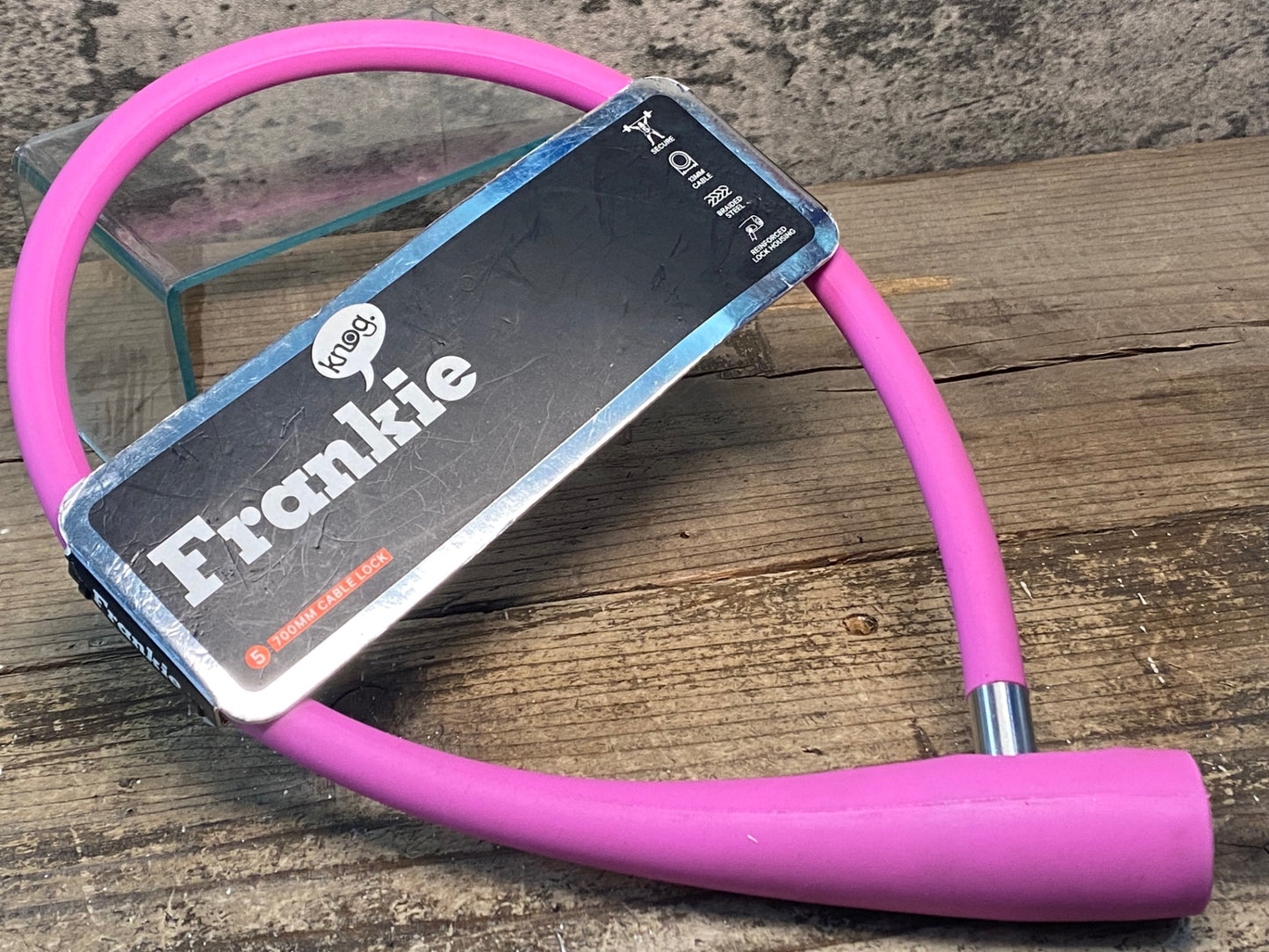 IL040 ノグ knog フランキー Frankie ケーブルロック 紫