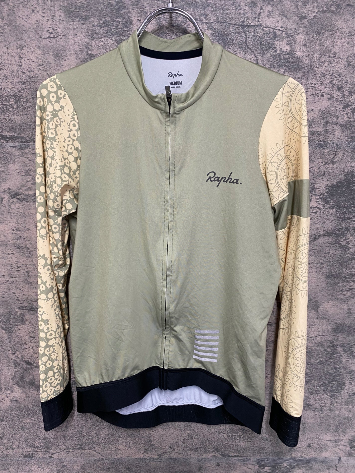 IX747 ラファ Rapha WOMEN'S PRO TEAM LONG SLEEVE TRAINING JERSEY 長袖サイクルジャージ 黄 M