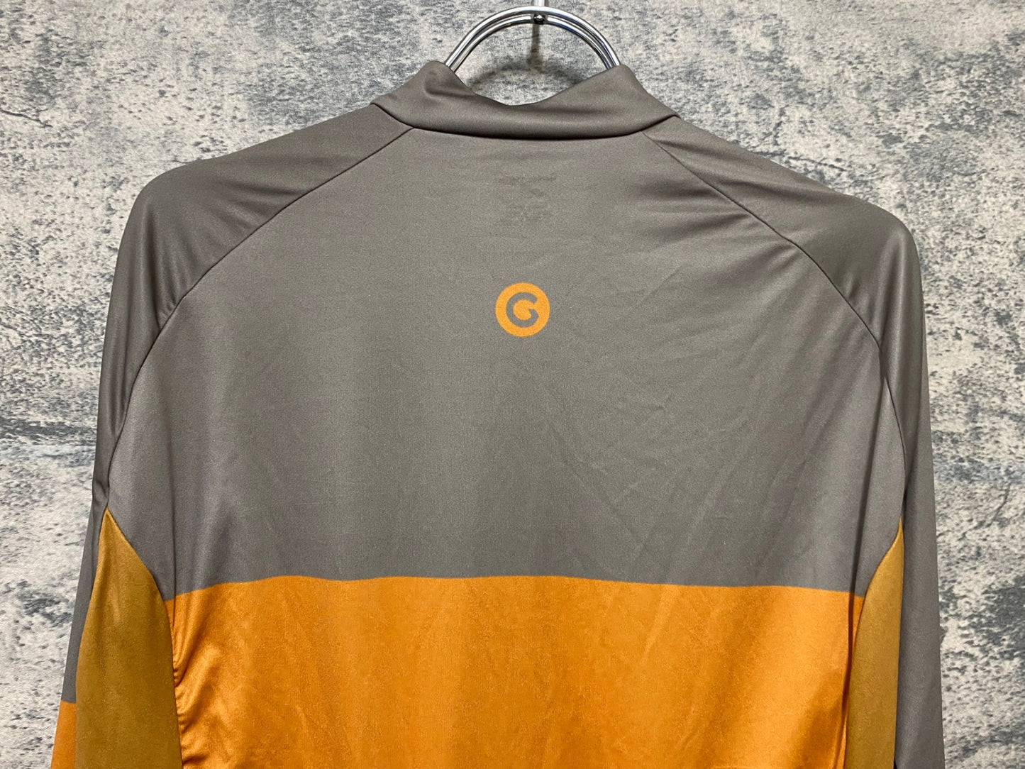 IZ965 GARNEAU 長袖 サイクルジャージ グレー オレンジ L/G