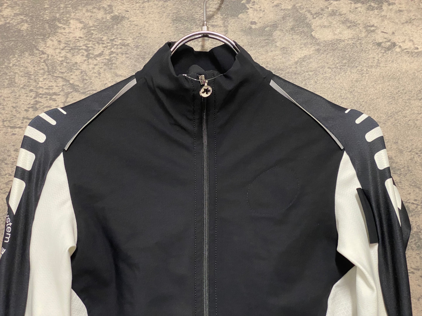 JA399 アソス assos LongSleeve AirBlock Jersey 長袖 サイクルジャージ 黒 白 S