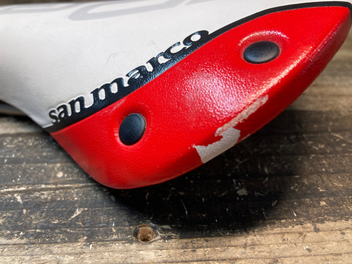 IX238 サンマルコ san marco リーガル Regal e 白赤 幅実測150mm XSiLITEレール