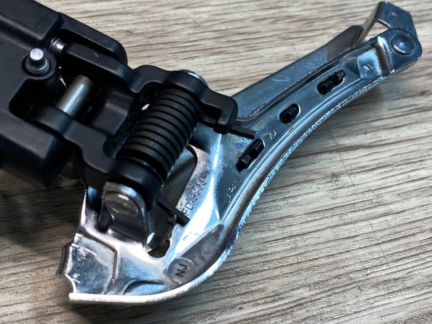 IS342 シマノ SHIMANO 105 FD-5800 RD-5800 前後ディレイラーセット ※プーリーケージ折れ