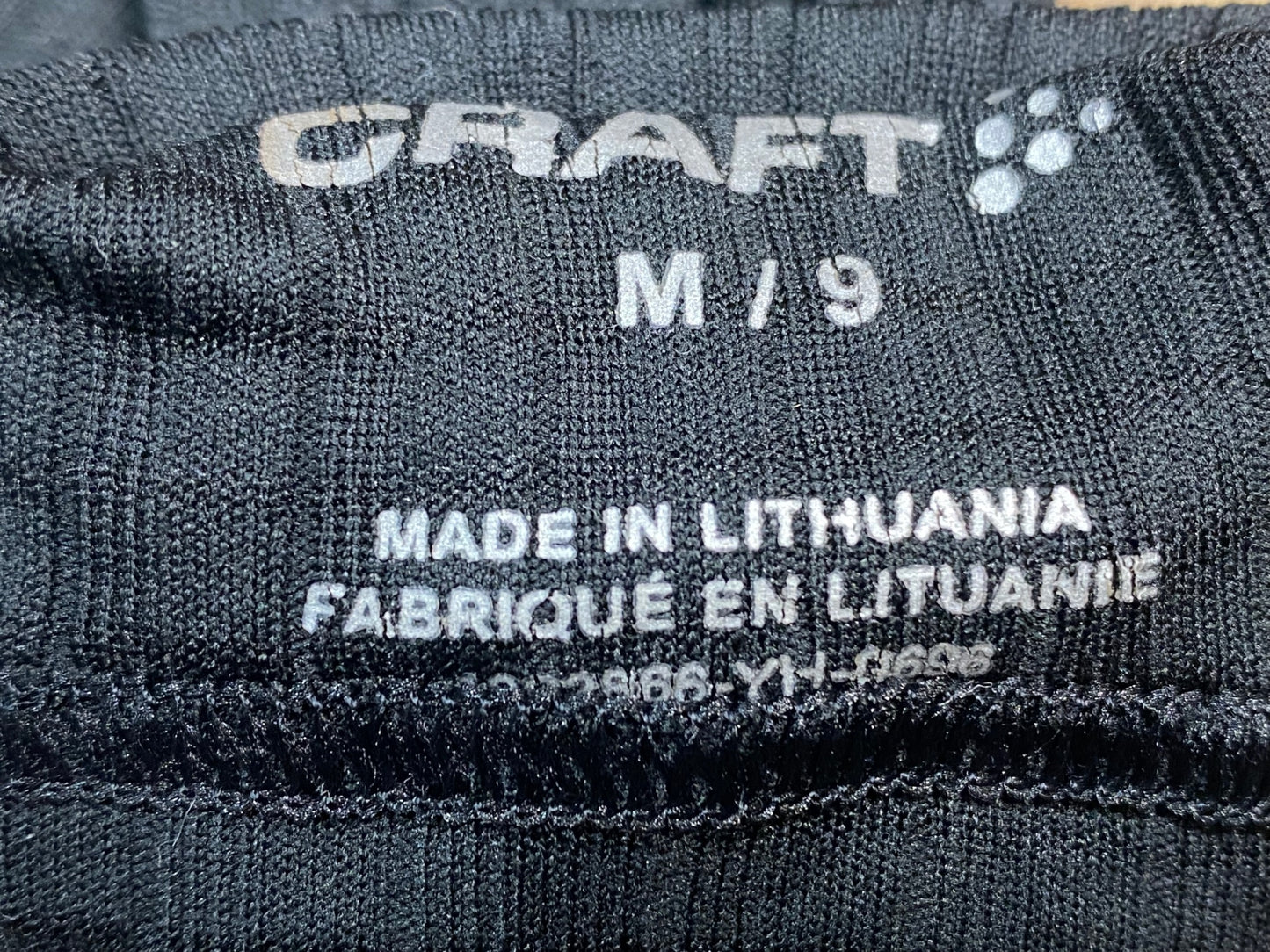 HV774 クラフト CRAFT インナーグローブ 黒 M